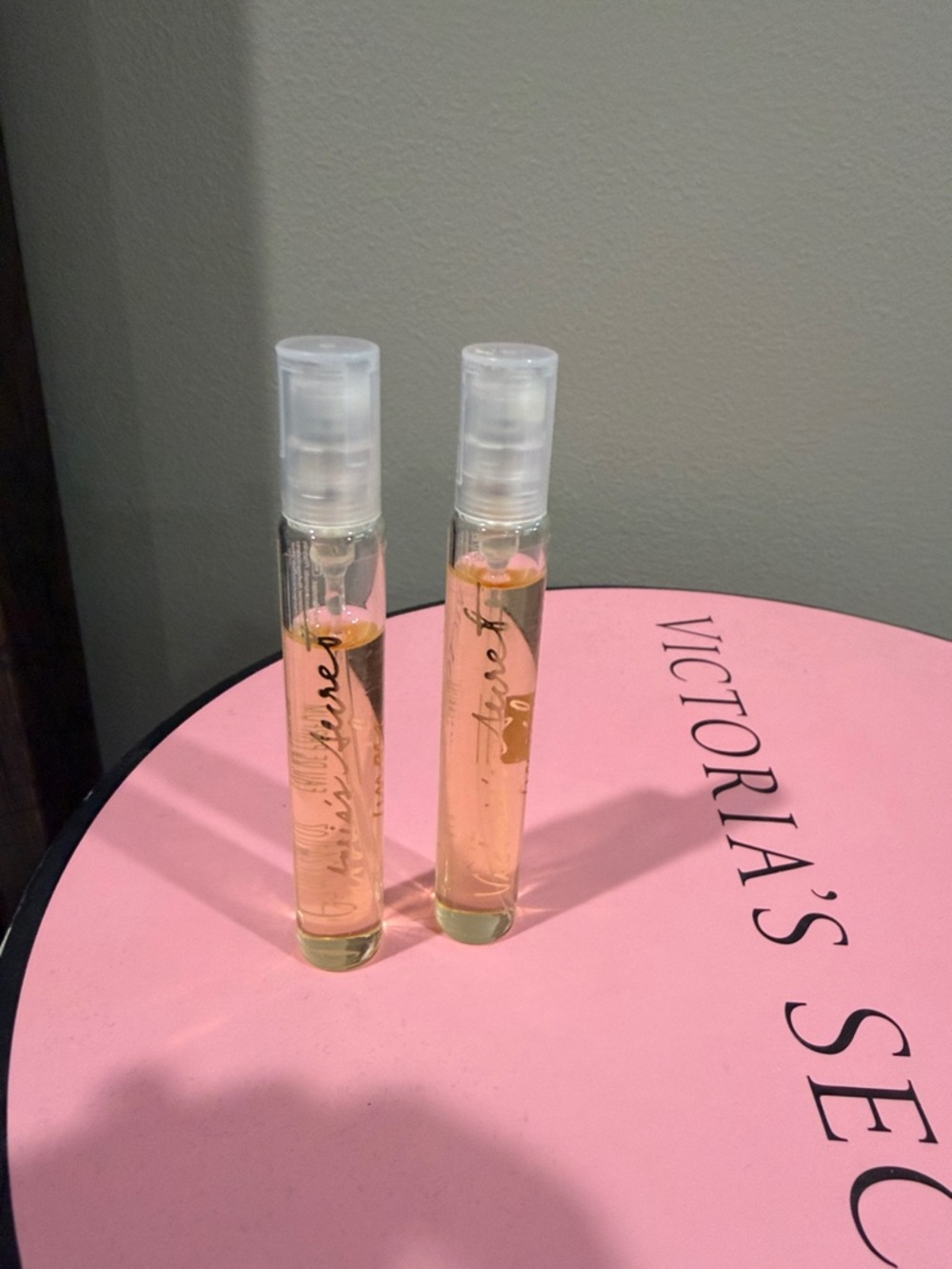 Set of 2- 0.24 oz Victoria’s Secret Angel gold perfume